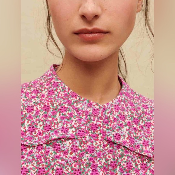 Maje
Pyad Cotton Floral Print Eyelet Jumpsuit - Picture 4 of 12